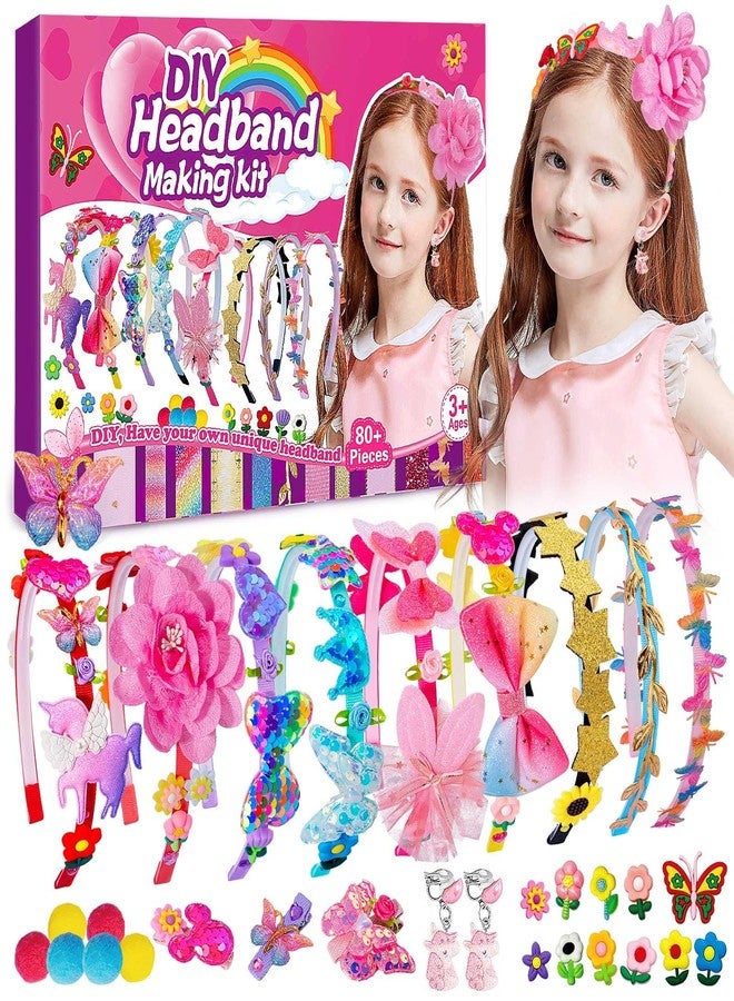 SUYUKI DIY Hair Accessories Kit - Make Your Own Fashion Headbands for Kids 4-12 - Image 1